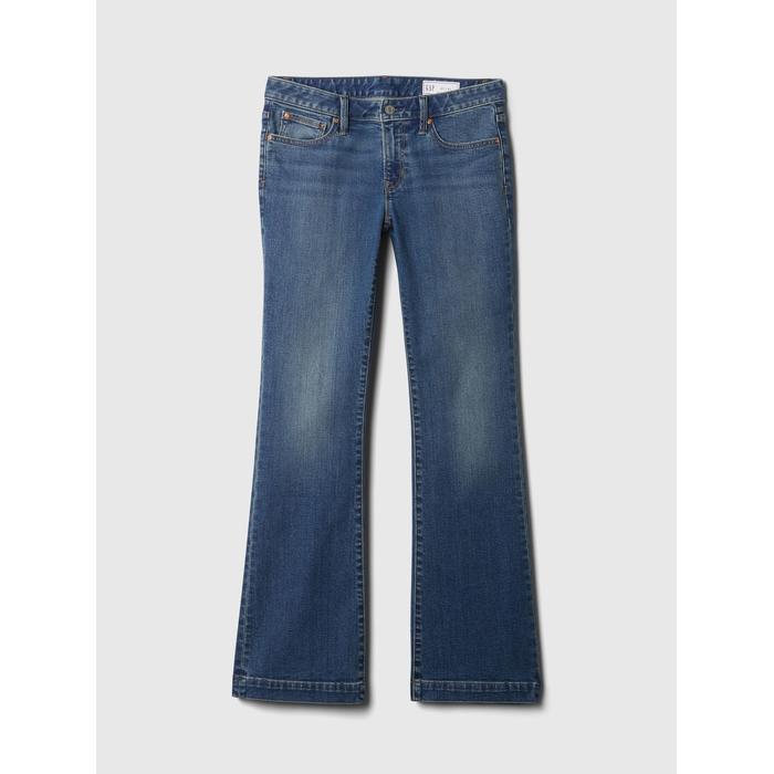 Low Rise Straight Jean Pantolon цвет: Голубой