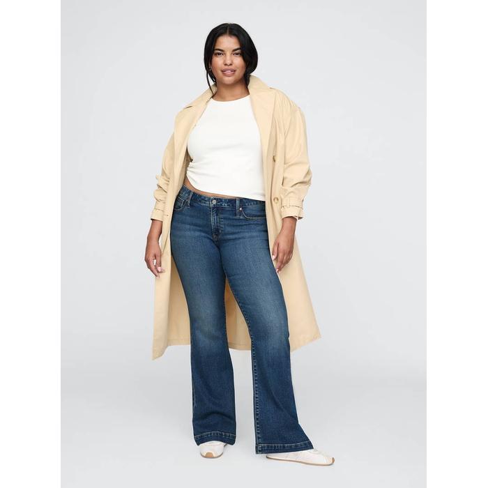 Low Rise Straight Jean Pantolon цвет: Голубой