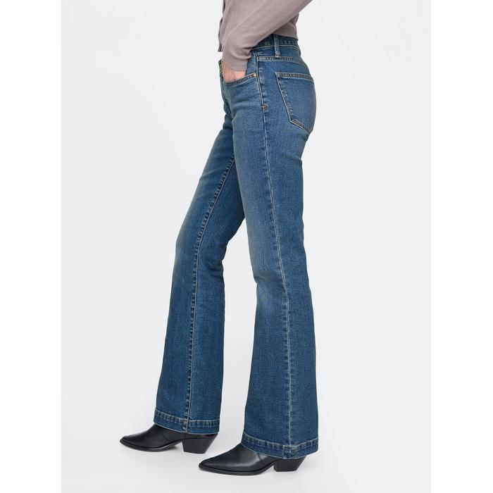 Low Rise Straight Jean Pantolon цвет: Голубой