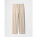 Mid Rise Keten Karışımlı Pull-On Pantolon цвет: Бежевый