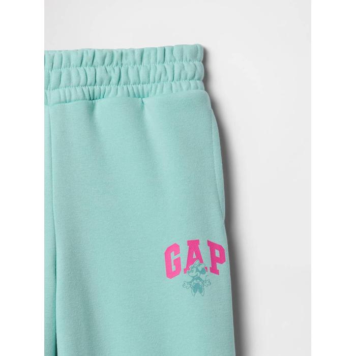 Спортивные штаны Минни Маус с логотипом Gap цвет: Зелёный