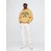 Gap Logo NYC Kapüşonlu Sweatshirt цвет: Жёлтый