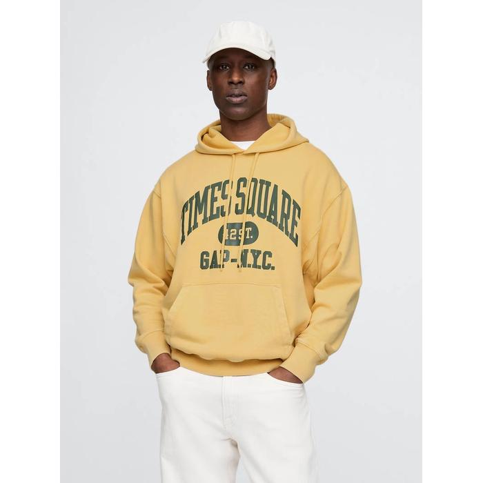 Gap Logo NYC Kapüşonlu Sweatshirt цвет: Жёлтый