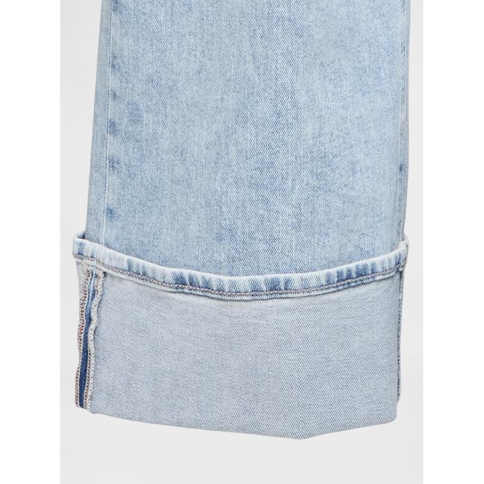 High Rise Wide Leg Jean Pantolon цвет: Голубой