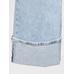 High Rise Wide Leg Jean Pantolon цвет: Голубой