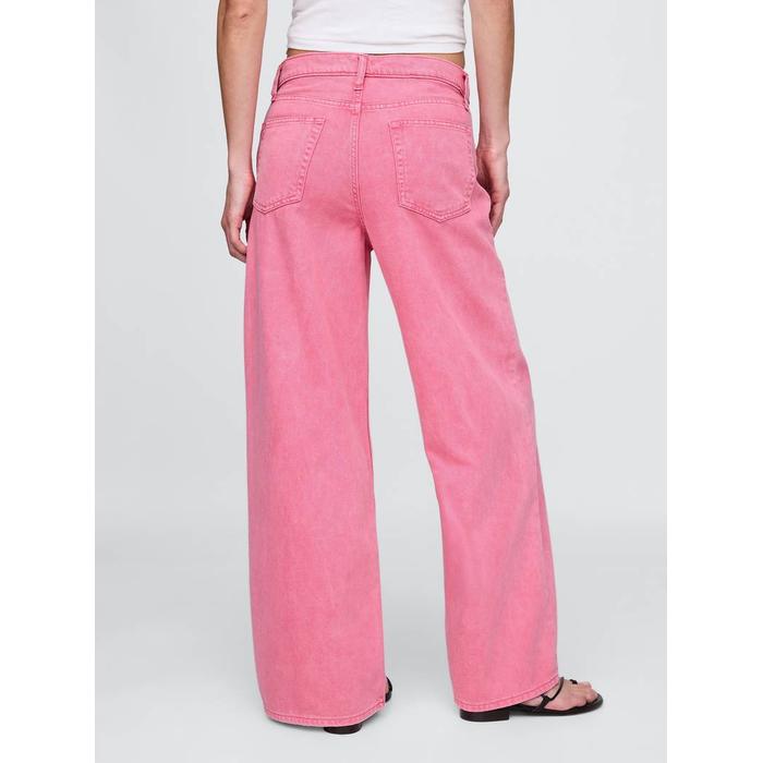 Mid Rise UltraSoft Baggy Jean Pantolon цвет: Розовый