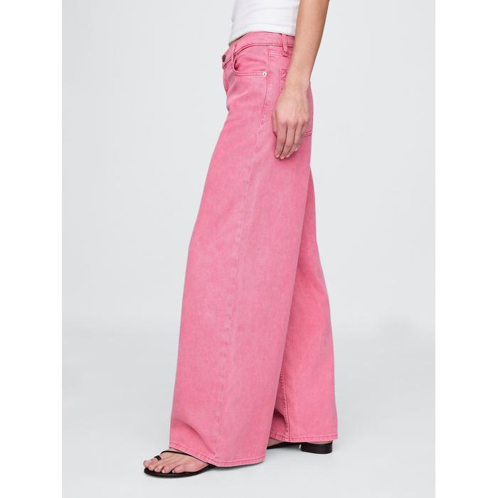 Mid Rise UltraSoft Baggy Jean Pantolon цвет: Розовый