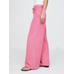 Mid Rise UltraSoft Baggy Jean Pantolon цвет: Розовый