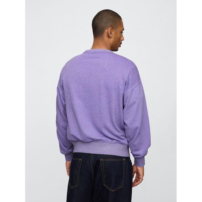 Vintage Soft Oversize Gap Logo Sweatshirt цвет: Фиолетовый