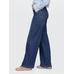 High Rise Stride Wide-Leg Curvy Jean Pantolon цвет: Синий