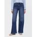 High Rise Stride Wide-Leg Curvy Jean Pantolon цвет: Синий