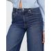 High Rise Stride Wide-Leg Curvy Jean Pantolon цвет: Синий