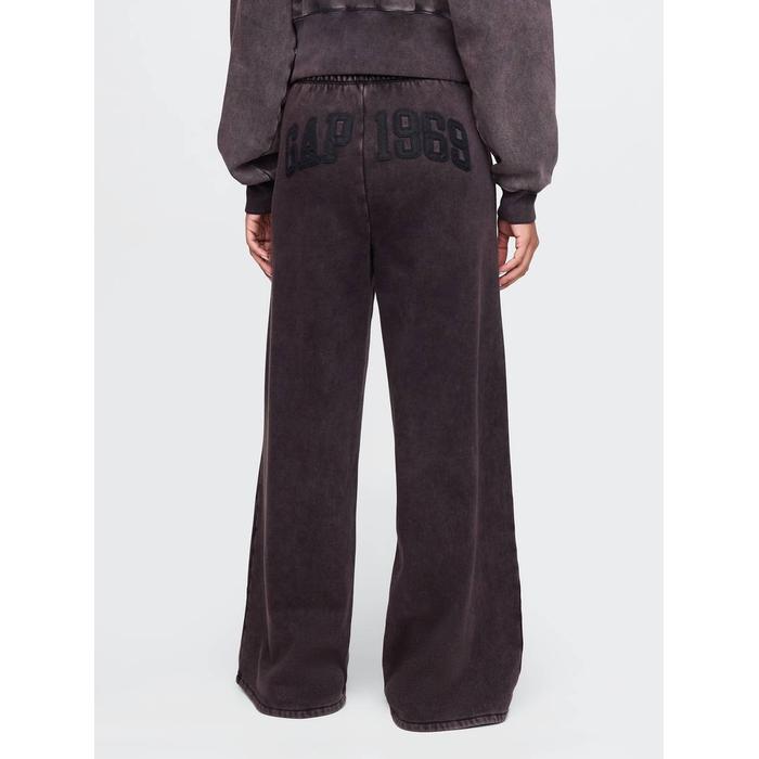 VintageSoft Baggy Wide-Leg Pantolon цвет: Чёрный