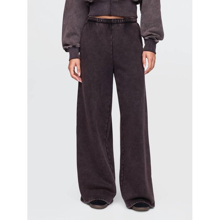 VintageSoft Baggy Wide-Leg Pantolon цвет: Чёрный