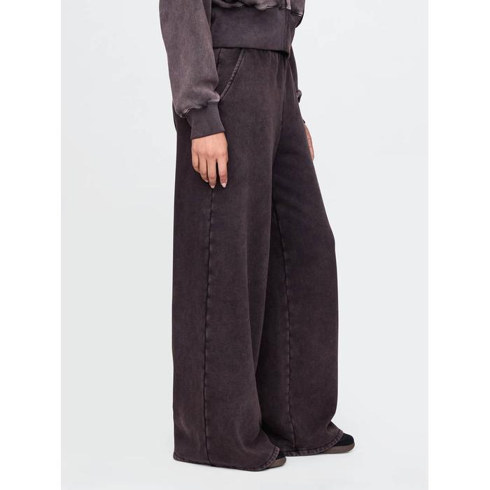 VintageSoft Baggy Wide-Leg Pantolon цвет: Чёрный