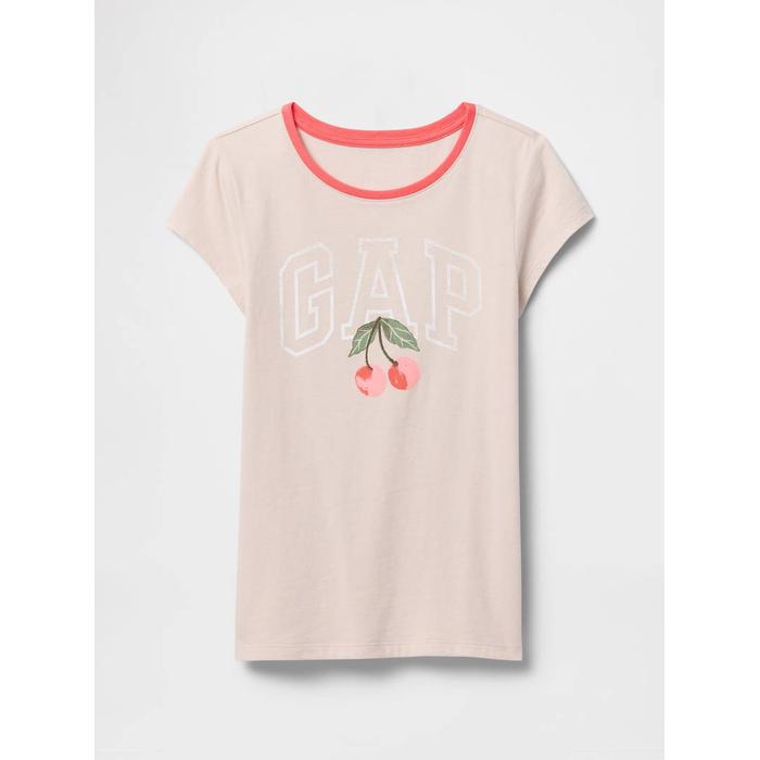 Футболка с логотипом Gap цвет: Бежевый