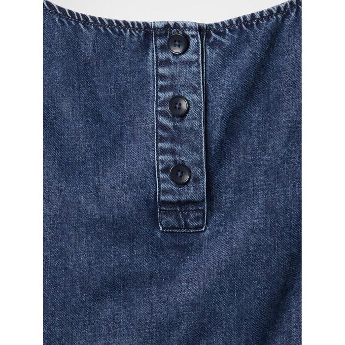 UltraSoft Denim Crop Bluz цвет: Синий