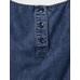 UltraSoft Denim Crop Bluz цвет: Синий