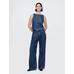UltraSoft Denim Crop Bluz цвет: Синий