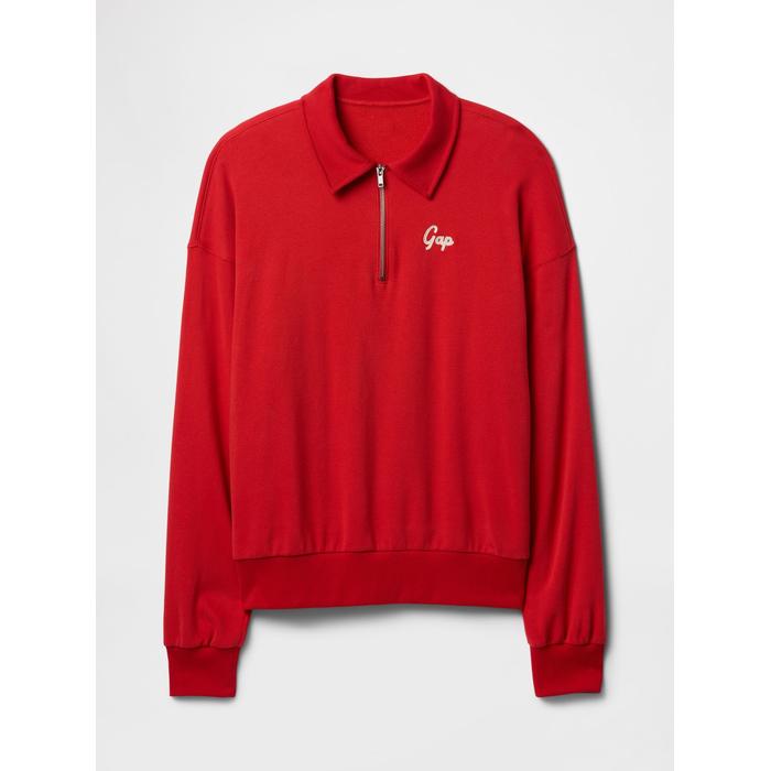 VintageSoft Gap Logo Polo Sweatshirt цвет: Красный