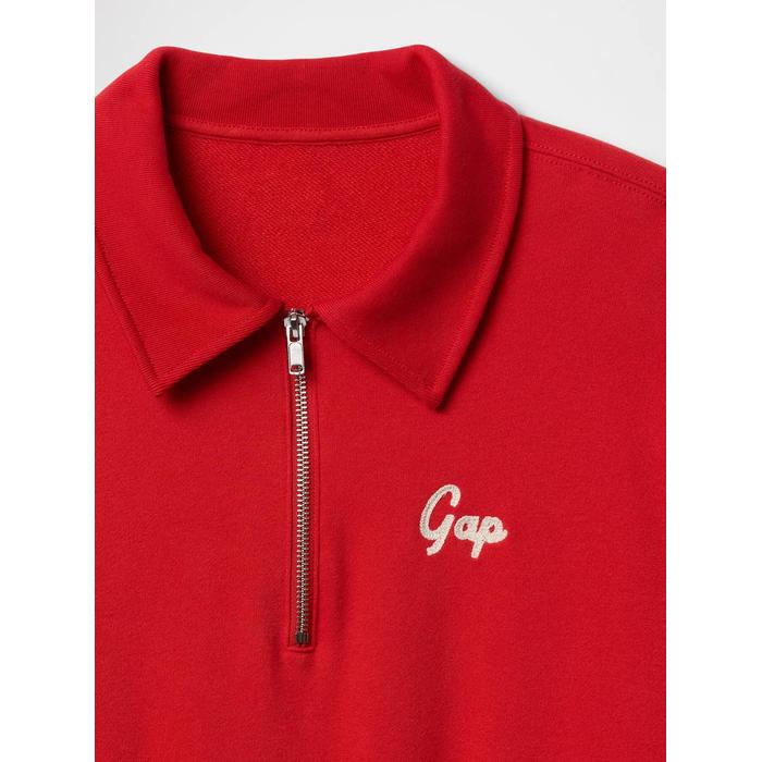 VintageSoft Gap Logo Polo Sweatshirt цвет: Красный