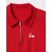 VintageSoft Gap Logo Polo Sweatshirt цвет: Красный