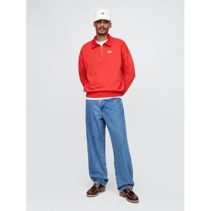 VintageSoft Gap Logo Polo Sweatshirt цвет: Красный