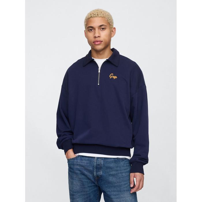 VintageSoft Gap Logo Polo Sweatshirt цвет: Синий