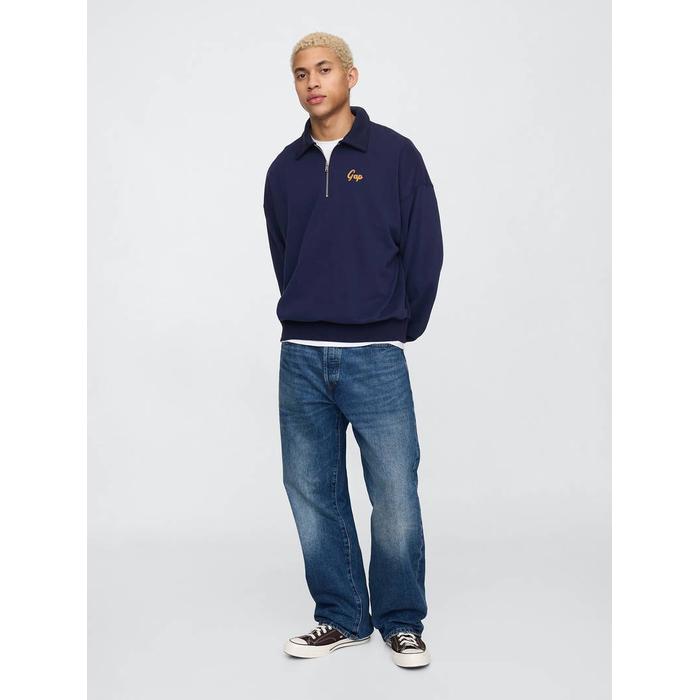 VintageSoft Gap Logo Polo Sweatshirt цвет: Синий