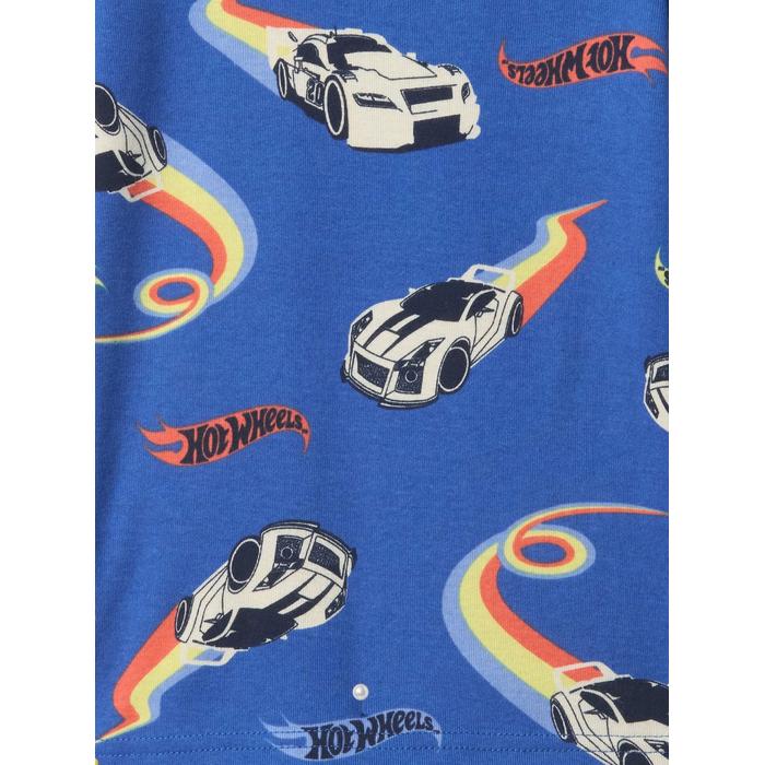 Хлопок натуральный 100% Hot Wheels™ Пижамный комплект из органического хлопка Hot Wheels™ цвет: Голубой