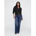 Low Rise Bootcut Jean Pantolon