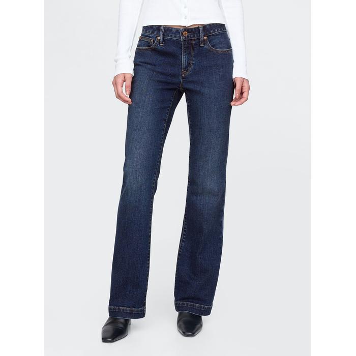 Low Rise Bootcut Jean Pantolon