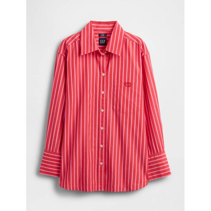 Poplin Big Gömlek цвет: Розовый