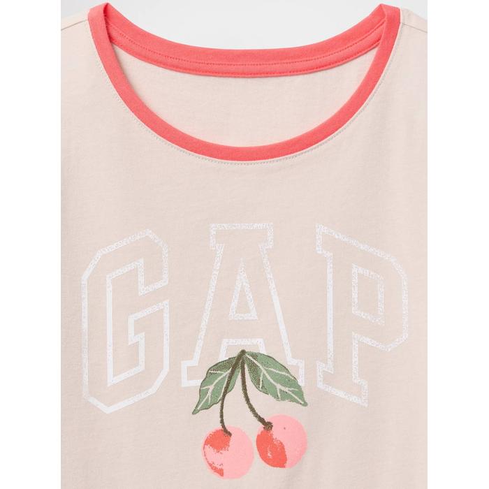 Футболка с логотипом Gap цвет: Бежевый