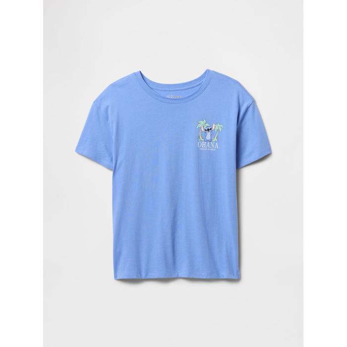 Gap × Disney Детская футболка-туника с графическим рисунком цвет: Голубой