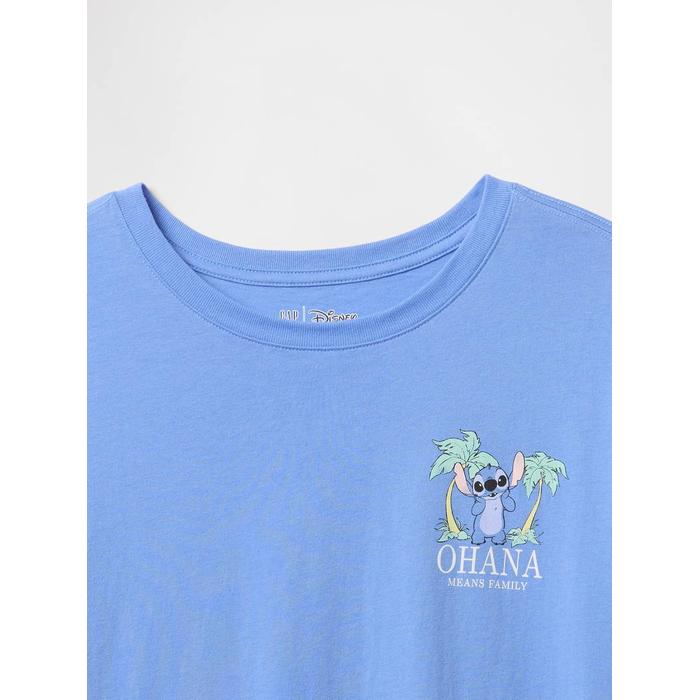Gap × Disney Детская футболка-туника с графическим рисунком цвет: Голубой