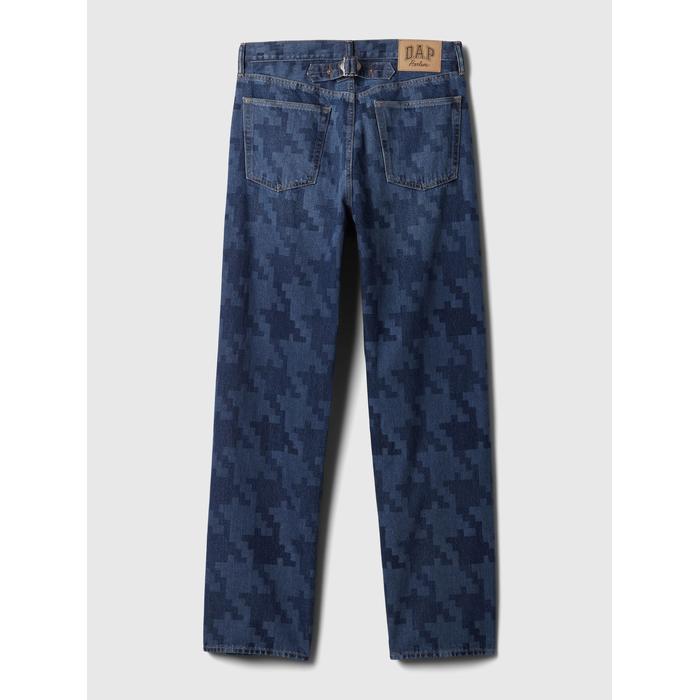 Натуральные хлопок DAP × GAP '90-х Свободные джинсовые брюки из органического хлопка цвет: Голубой