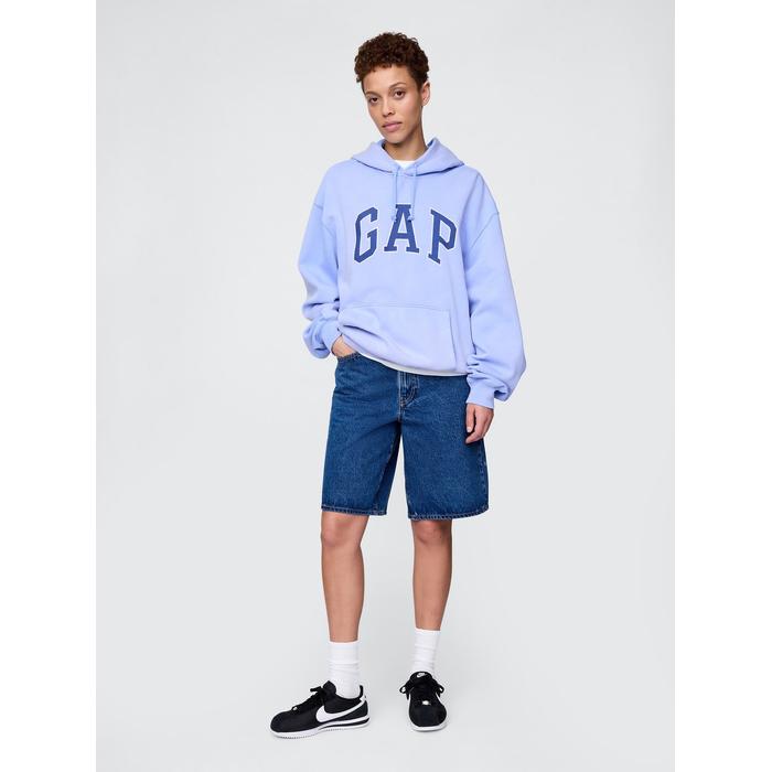 Винтажная мягкая толстовка с логотипом Oversize Gap цвет: Голубой
