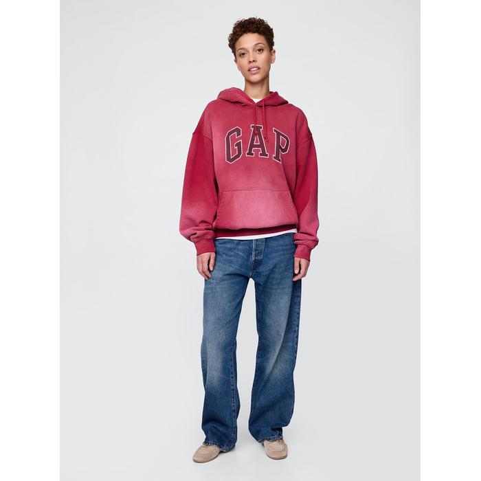 Vintage Soft Oversize Gap Logo Sweatshirt цвет: Красный