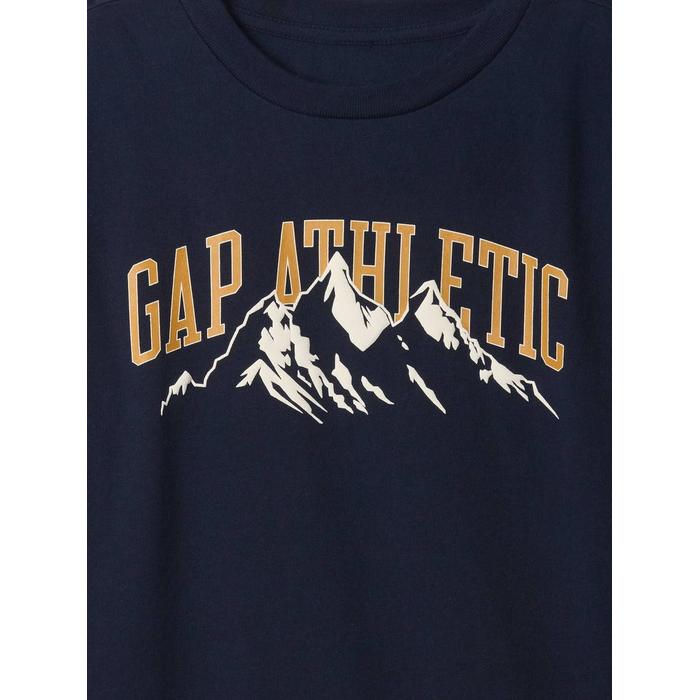 Gap Logo Grafikli T-Shirt цвет: Синий