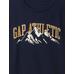 Gap Logo Grafikli T-Shirt цвет: Синий