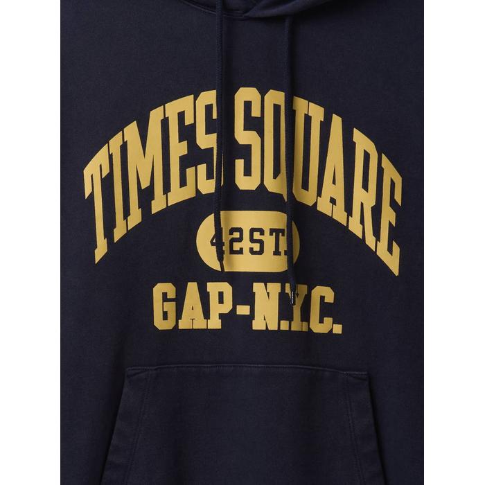 Gap Logo NYC Kapüşonlu Sweatshirt цвет: Синий