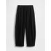 Mid Rise Keten Karışımlı Barrel Pantolon цвет: Чёрный