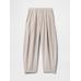 Mid Rise Keten Karışımlı Barrel Pantolon цвет: Бежевый