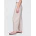 Mid Rise Keten Karışımlı Barrel Pantolon цвет: Бежевый