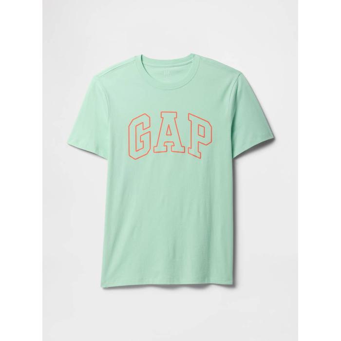 Повседневная футболка с логотипом Soft Gap цвет: Зелёный