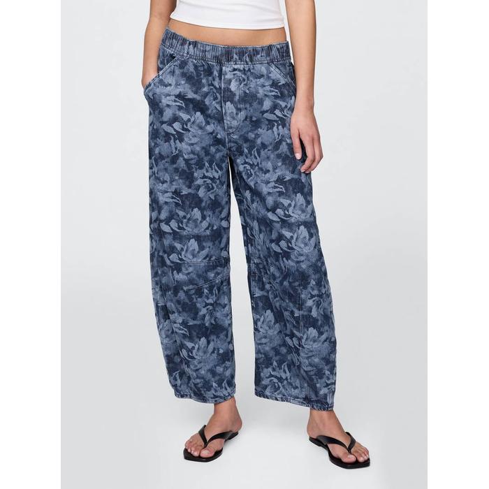 Mid Rise UltraSoft Easy Horseshoe Jean Pantolon цвет: Голубой