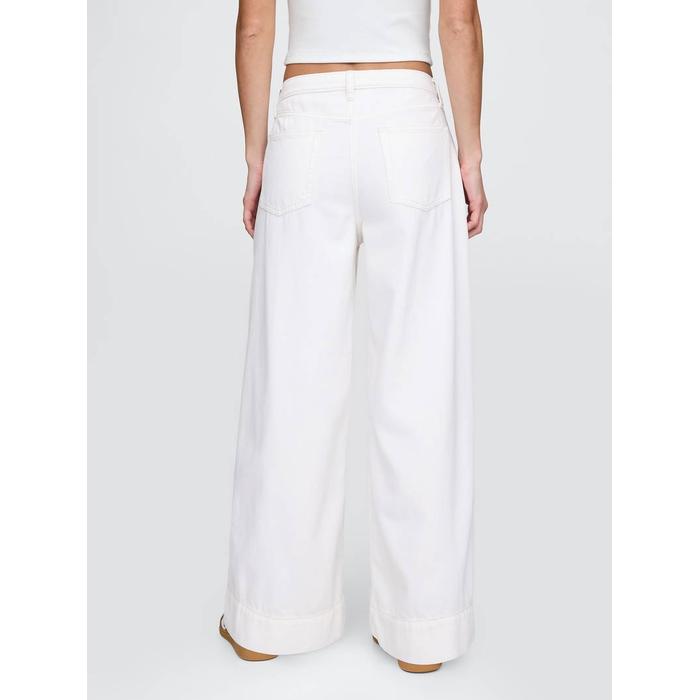 Mid Rise UltraSoft Baggy Jean Pantolon цвет: Белый