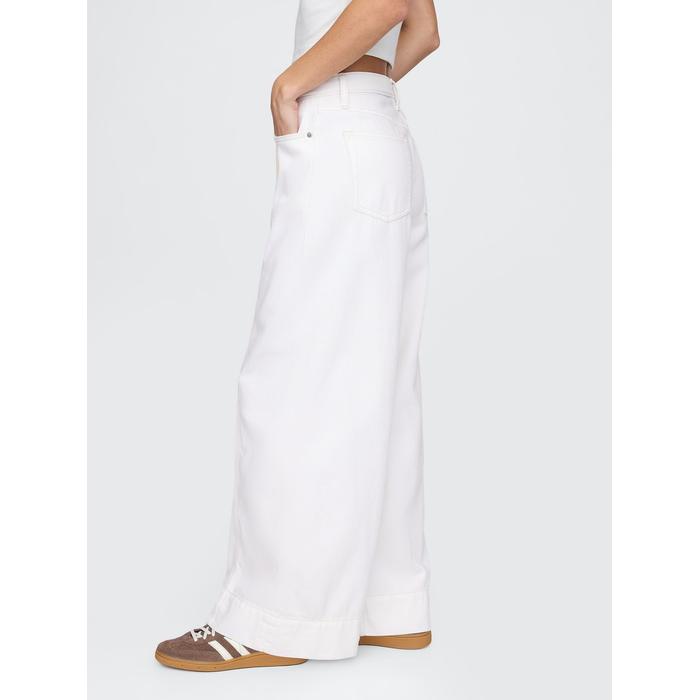 Mid Rise UltraSoft Baggy Jean Pantolon цвет: Белый