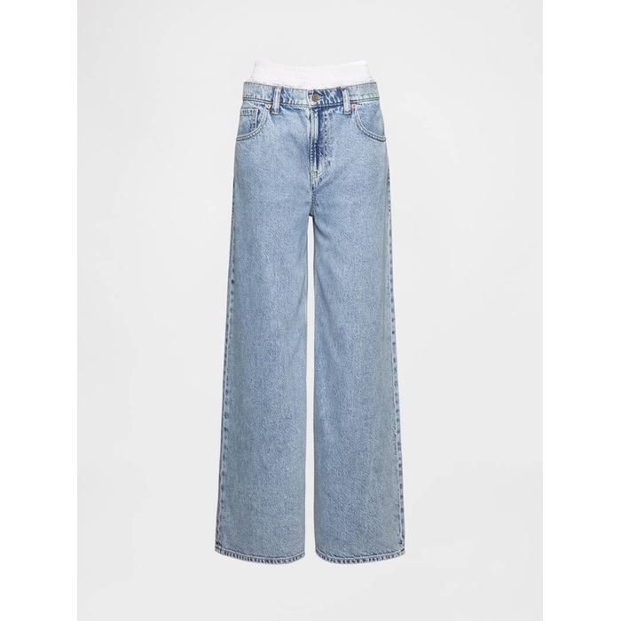 Mid Rise UltraSoft Boxer Baggy Jean Pantolon